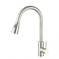 Dhpz Kitchen Mixer Pull-Out Washbasin Kitchen Sink 304 Stainless Steel Wash Washable  A - B07D7Y1VK7